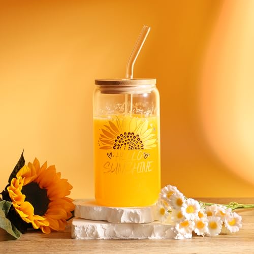 Sunflower gifts for women,Sending Sunshine Get Well Gifts for women,Sunflower Self-Care Package,Unique Birthday Basket for Women,Mother’s Day, Thank You Gifts for her,Girlfriend,Sister,Mom,Wife