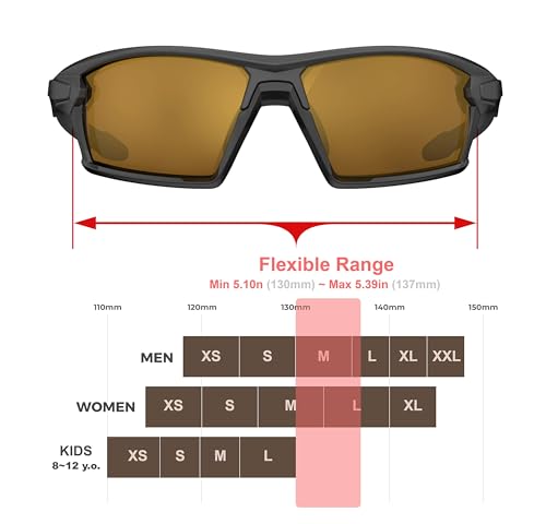 QOOL TIMES Living out your Polarized Q5X sports Sunglasses for Women Men, Fishing Volleyball Driving Cycling Sailing Boating