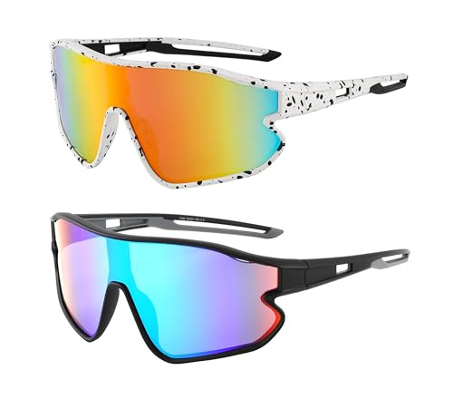 Yogo Vision Kids Sports Sunglasses Youth Lightweight Baseball Sun Glasses UV400 Protection Sport Frame Shades for Boys Girls