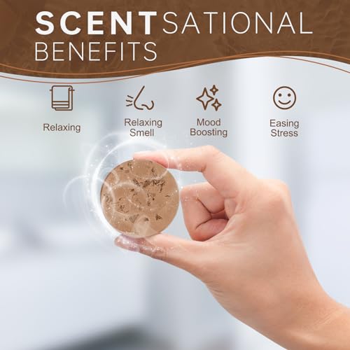 Aromatherapy Shower Steamers Birthday Day Gifts Sandalwood - Swcandy 8 Pcs Bath Bombs Birthday Gifts for Women, Shower Bombs with Essential Oils, Relaxation Home SPA for Women Who Has Everything