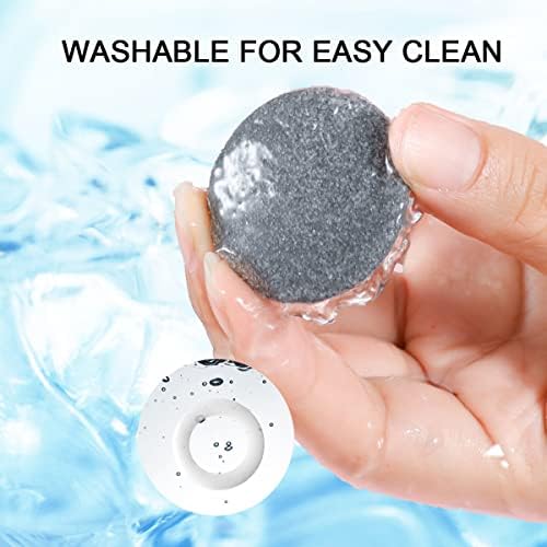 25 Pack Replacement Pads Refills for Pedi Vac Portable Electric Vacuum Callus Remover Foot File for Exfoliation Cracked Heels Dead Skin with a Clean Brush (20pcs Grind Head Pads +5pcs Sponge Ring)