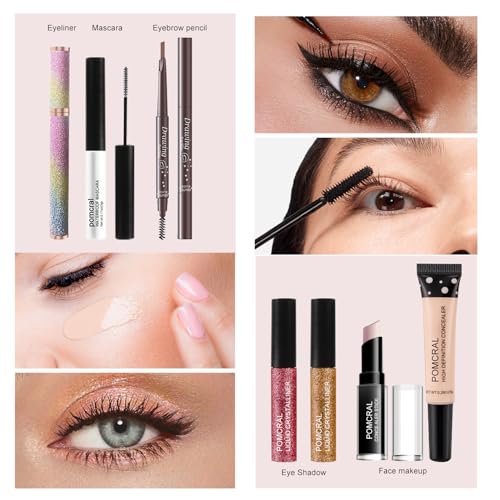 Make up Sets,Makeup Kit For Girls 10-12,Make up Gift For Women Girs Teens with Eyeshadow Palette, Lipgloss Set, Brushes, Concealer, Makeup Bag
