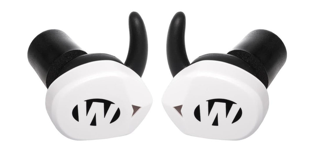 Walker's Silencer 2.0 Recharegeable Earbuds - White