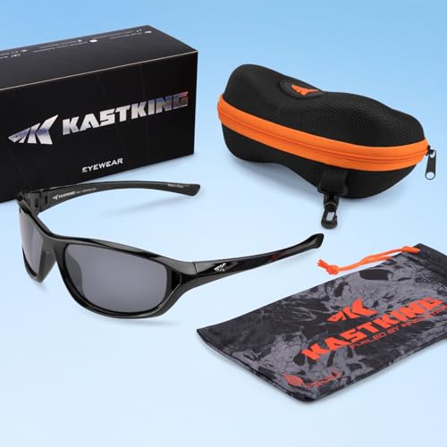 KastKing Dugan Polarized Sport Sunglasses for Men and Women, Ideal for Driving Fishing Cycling Running, UV Protection