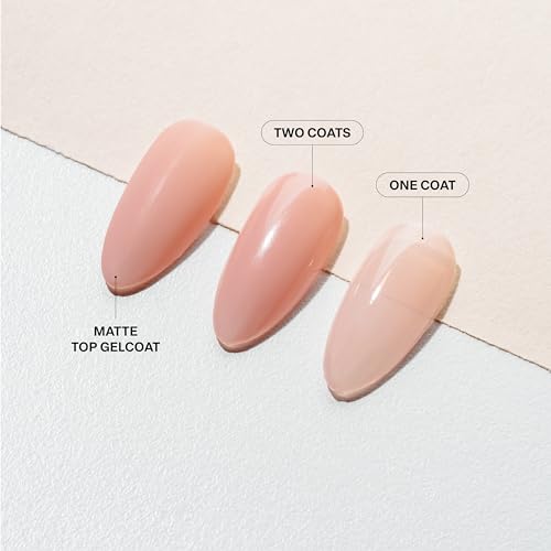 Apres Gel Couleur Trio Set - Vintage Carnation, Base Coat, Non-Wipe Top Gel Coat (15ml)