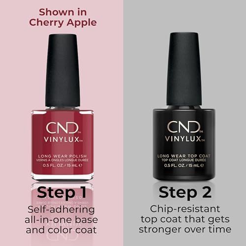 CND Vinylux Longwear Red Nail Polish, Gel-like Shine & Chip Resistant Color, 0.5 Fl Oz
