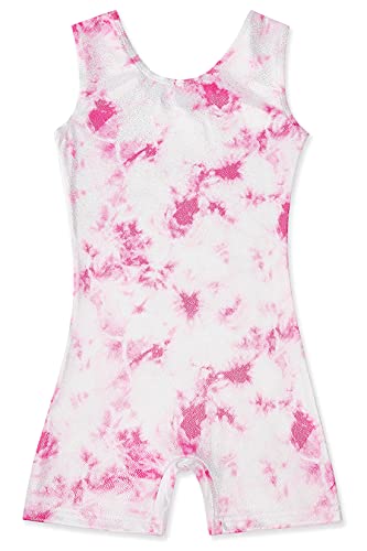 uideazone Girls Gymnastics Leotards 5t 6t Kids One-piece Cherry Red Ballet Bodysuit Quick Dry Athletic Unitards Biketards Outfits