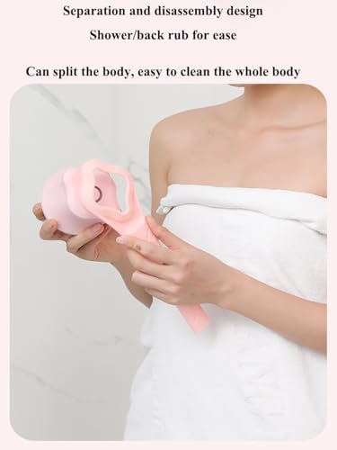 Electric Body Brush for Shower, Rotating Back Scrubber, Waterproof Rechargeable, Deep Cleansing