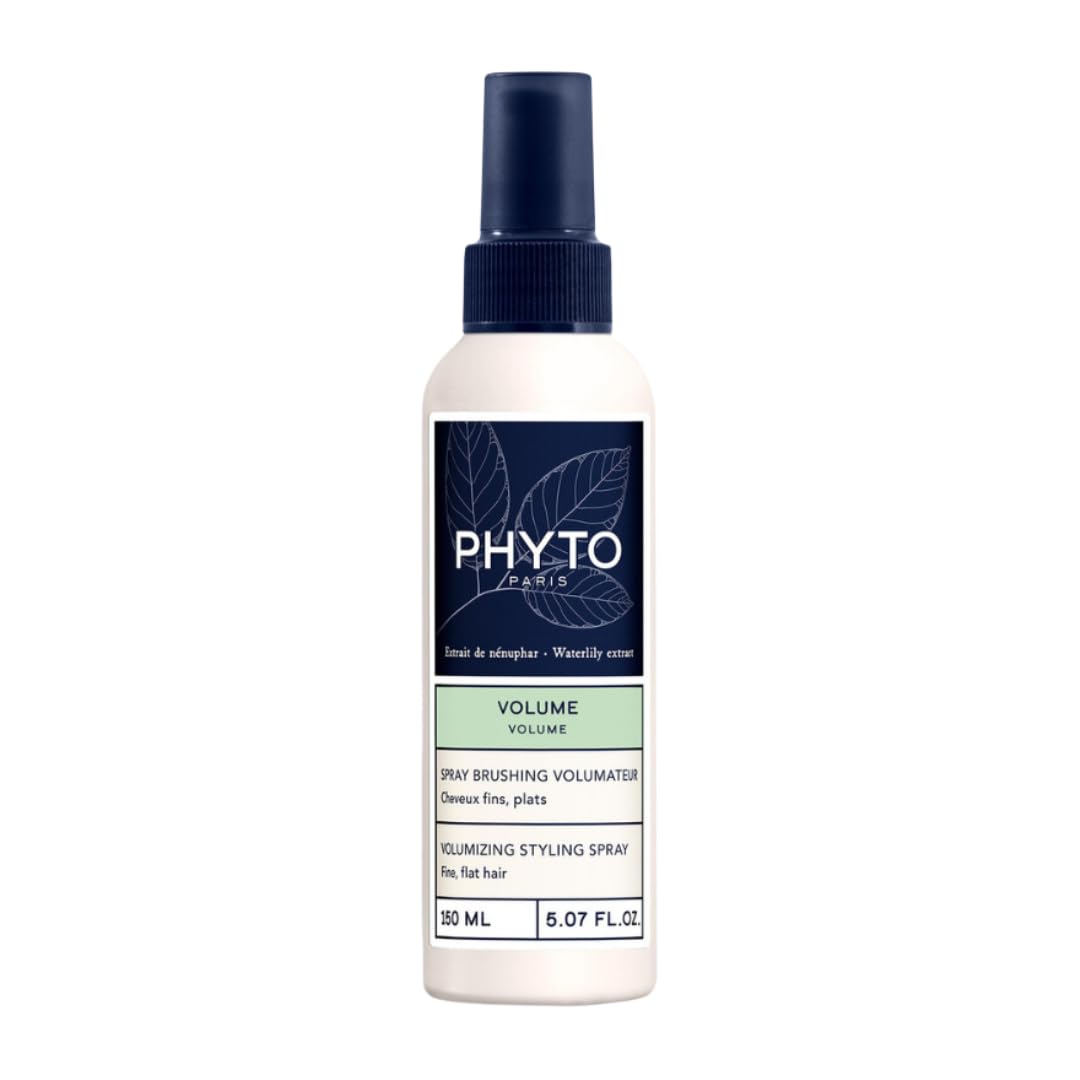Phyto Paris Volume Volumizing Blow Dry Spray, Instant Volume, No Stiffness, Heat Protection, For Fine Hair, Thin Hair, Silicone