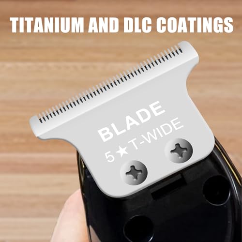 2215 T Wide Adjustable Trimmer Blades for Wahl 5 Star Series Detailer (8081) and Cordless Detailer LI (8171) Hair Clippers Blades-Model 2215