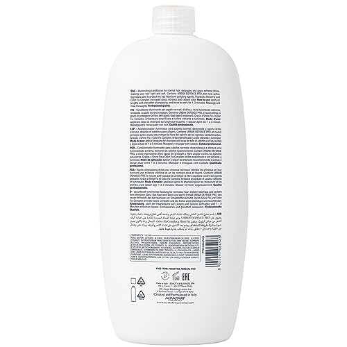 ALFAPARF MILANO Semi Di Lino Diamond Illuminating Conditioner - Moisturizing Conditioner For Normal and Color Treated Hair - Sulfate & Paraben Free Professional Hair Care