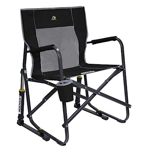 GCI Outdoor Waterside Pod Rocker Outdoor Rocking Chair with Sunshade Canopy