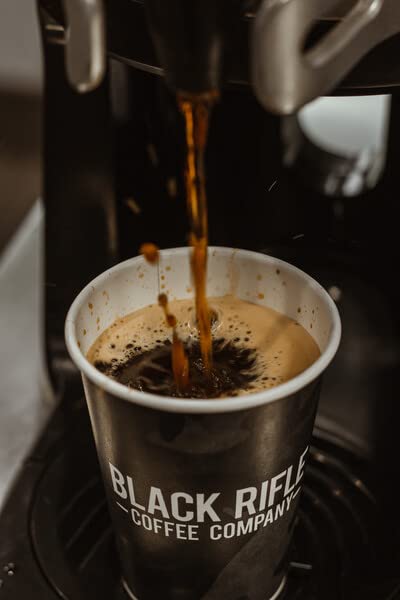 Black Rifle Coffee Company CAF, Medium Roast Coffee Pods with 2X the Caffeine, 32 Single Serve Coffee Pods