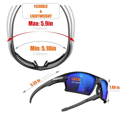 QOOL TIMES Living out your Polarized Q5X sports Sunglasses for Women Men, Fishing Volleyball Driving Cycling Sailing Boating