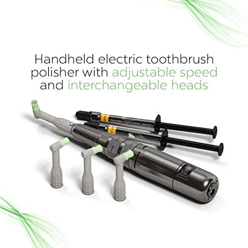 Bilistic Pro Series Dental Tooth Polisher | Professional Dental Teeth Cleaning & Bleaching Modern Electric Toothbrush Corded | Removes Buildup and Freshens Breath