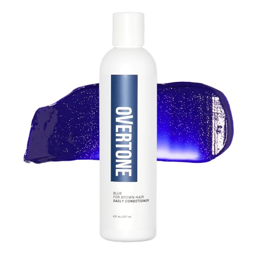 oVertone Haircare Daily Conditioner - 8 oz Semi-permanent Hair Conditioner With Shea Butter & Coconut Oil - Prevent Fading & Refresh Color - Vegan, Cruelty-Free - Rose Gold for Brown