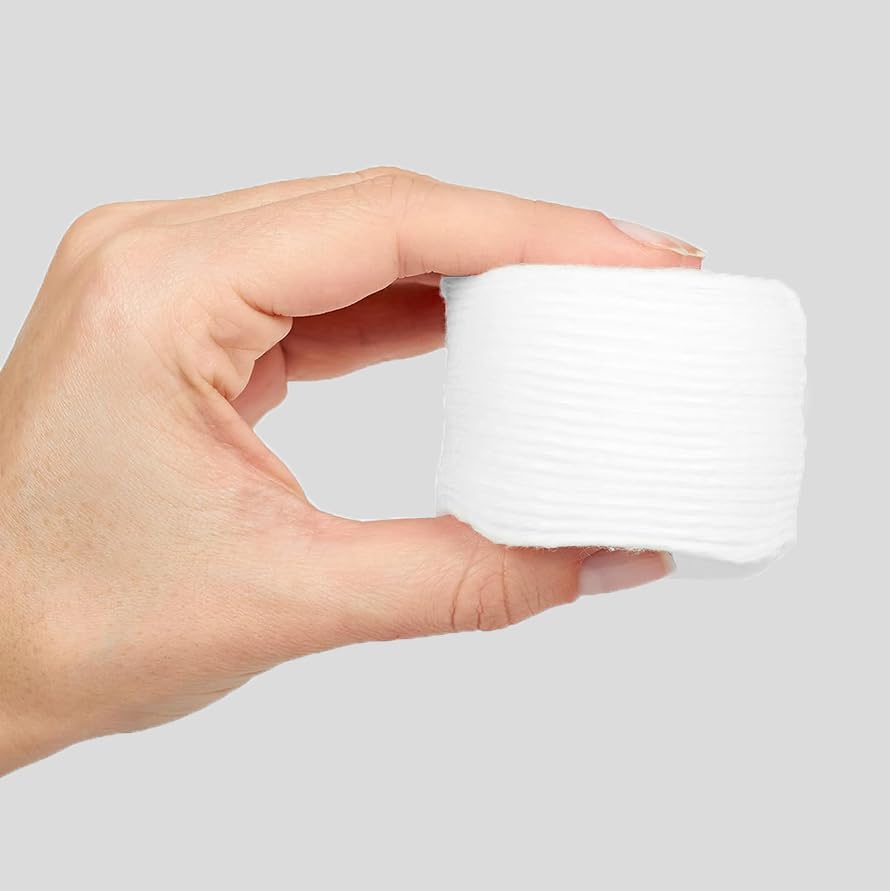 100% Cotton Hypoallergenic Makeup Removal Rounds | 600 Count | Eco-Friendly