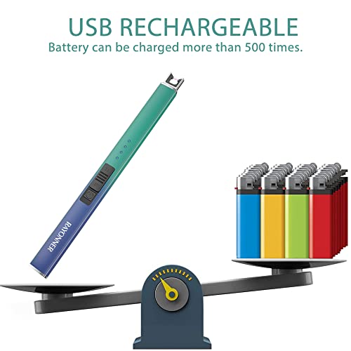 RAYONNER Electric Candle Lighter Rechargeable USB Arc Lighter
