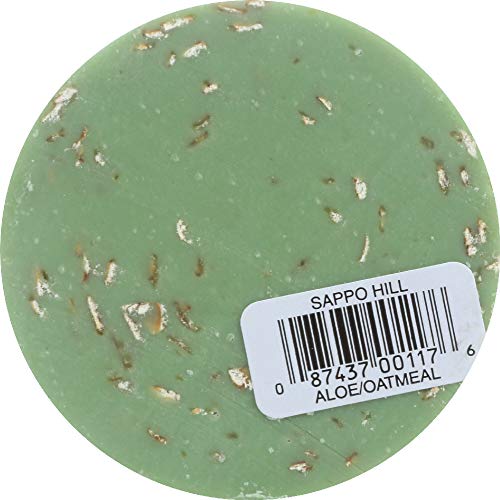 Sappo Hill Soapworks Bar Soap - Glycerine Creme - Aloe Oatmeal - 3.5 oz