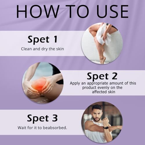 2Pcs Soothing Relief Massage Gel – Turmeric & Emu Oil Arthritis Purple Gel,for Joint Support, Comforting Massage Cream for Knees, Back, Neck, Hands and Feet