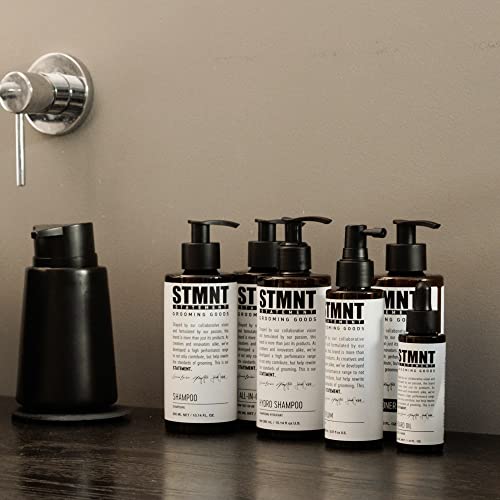 STMNT Grooming Goods Conditioner | Softens Hair | Restores Shine | Moisturizing Formula w/Activated Charcoal & Menthol | All Hair Types