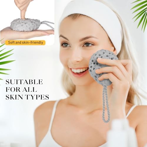 36 Pcs Bath Sponge Deep Cleansing Body Loofah Gentle and Deep Exfoliating Body Scrubber Bath Accessories Men Women Baby Sponge for Bathing Shower (Classic Color)