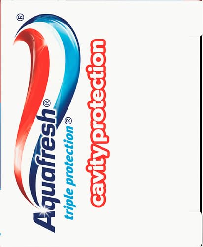 Aquafresh Cavity Protection Fluoride Toothpaste, Cool Mint, 5.6 Ounce (Pack of 3)