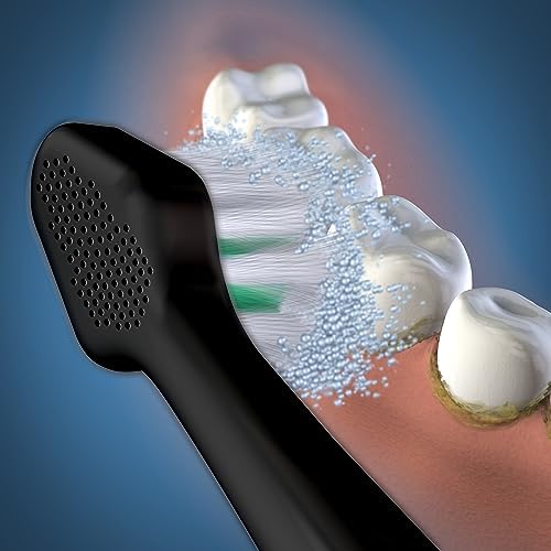 Waterpik Triple Sonic Replacement Brush Heads, Complete Care Replacement Tooth Brush Heads, STRB-3WB, 3 Count(Pack of 1), Black