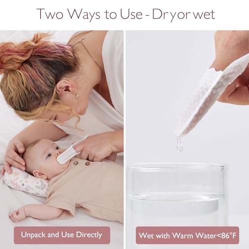 Momcozy Baby Finger Toothbrush, Wipes Toothbrush, Tongue Cleaner & Gum Wipes - 30 Count