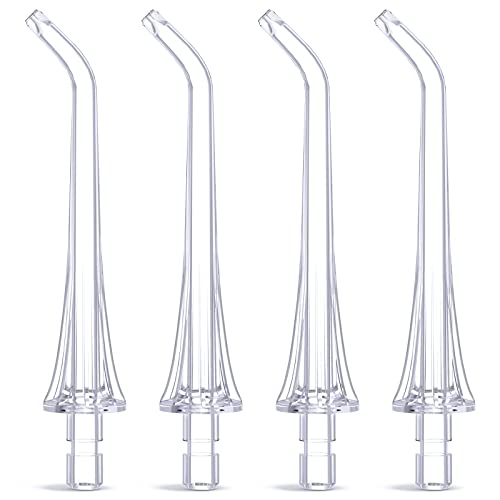 Bitvae C5/C6 Water Flosser Replacement Tips for Teeth Cleaning, Standard Water Dental Flosser Jet Tips, 4 Pieces