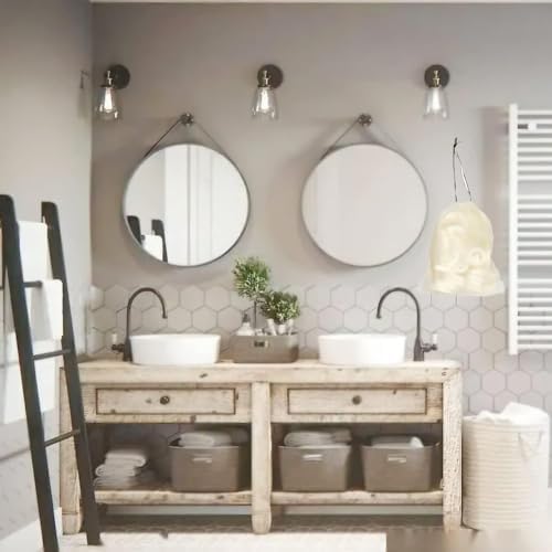 22PCS Natural Loofah Slices, Reusable Natural Loofah Cuts for Cleaner Sponge Scrubber, Facial Soap Holder and DIY Customize Soap Tools with 1 Storage Bag (Diameter 3.15In, Thick 1In)