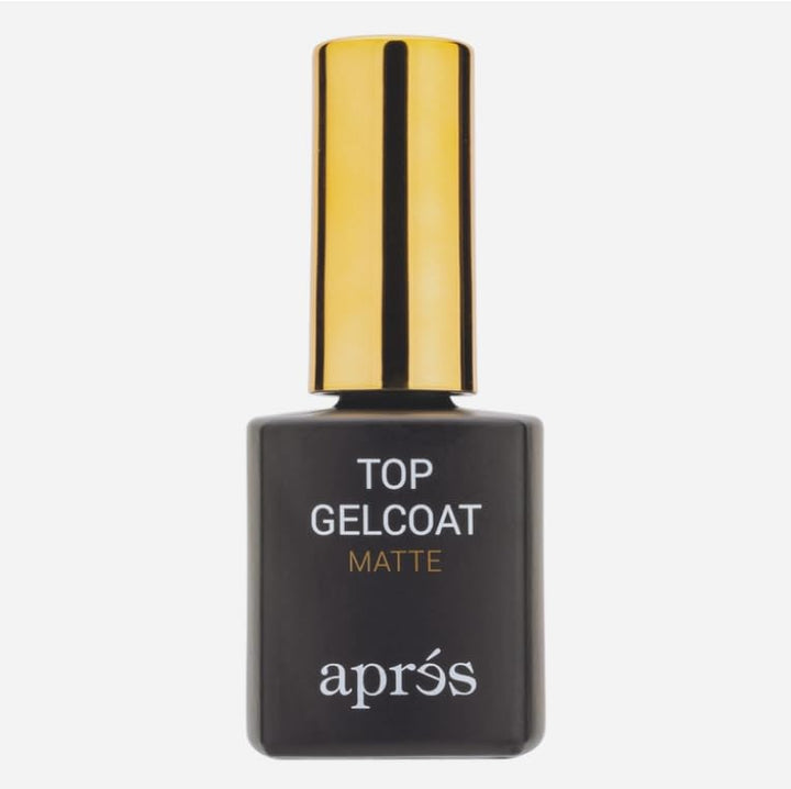 APRÉS Non-Wipe Matte Top Gelcoat - 15ml - Gel Nail Polish Soak Off Top Coat Matte Finish