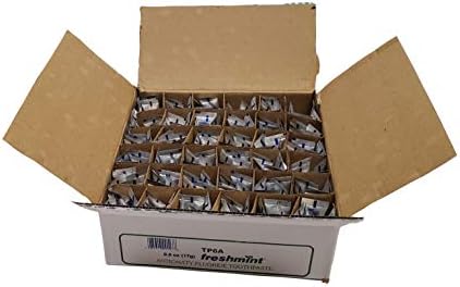 144 Tubes of Freshmint 0.6 oz. Anticavity Fluoride Toothpaste, Metallic Tube, Tubes do not have Individual Boxes for Extra Savings, Travel Size