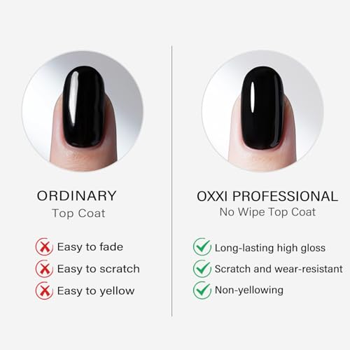 2X15ml Rubber Base Gel,No Wipe Top Coat Gel Nail Polish Set,Self-leveling Thick Nail Base Coat and High gloss anti-hanging and wear-resistant Top Coat Gift Box Salon Starter Kit