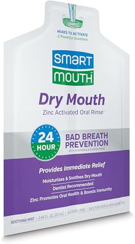 SmartMouth Dry Mouth Rinse Single Pack – 50 Pack