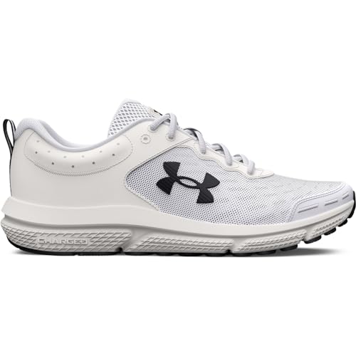 Under Armour Men's Charged Assert 10, (104) White/Black/Black, 7, US