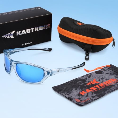 KastKing Dugan Polarized Sport Sunglasses for Men and Women, Ideal for Driving Fishing Cycling Running, UV Protection