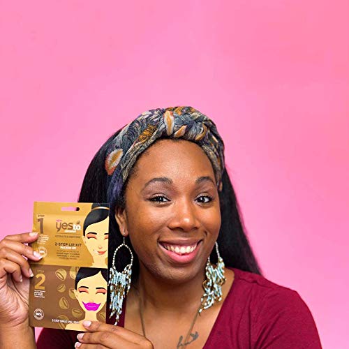 Yes To Coconut 2-Step Single Use Lip Kit Pucker Up Lip Scrub & Mask - Exfoliates, Hydrates & Scrubs Lips For A Perfect Pout