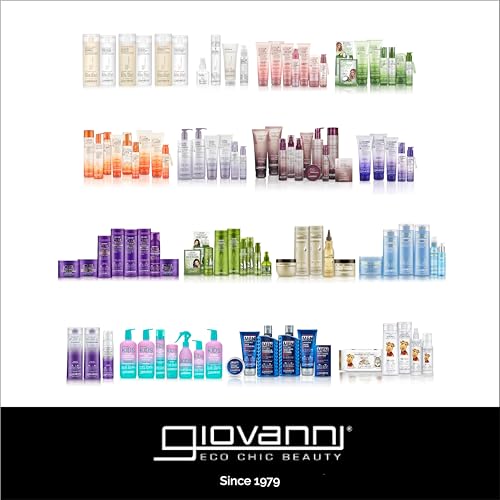 GIOVANNI 50:50 Balanced Shampoo & Conditioner Set - Hydrating, Clarifying, & Calming to Clean & Moisturize, For Over-Processed Hair, Salon Quality, No Parabens, Cruelty Free, Color Safe - 24 oz Each