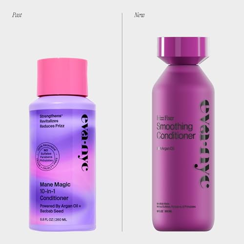 Eva NYC Mane Magic 10-in-1 Hair Conditioner, Sulfate Free Conditioner for Soft and Smooth Locks, Strengthening Conditioner for Dry Hair and All Hair Types, GMO-Free Hair Products, 8.8 fl oz
