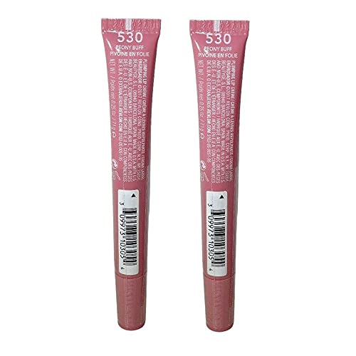 Pack of 2 Revlon Kiss Plumping Lip Creme, Peony Buff 5302