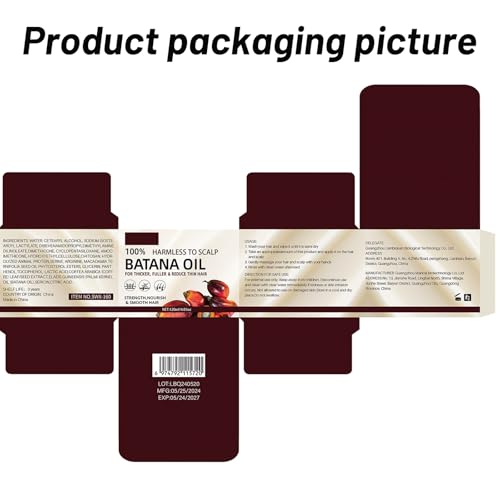 Organic Raw Batana Oil, Hair-Treatment Promotes Growth, Nourishes Hair, Enhances Shine, 29.5735 fl oz (1 Ounce)