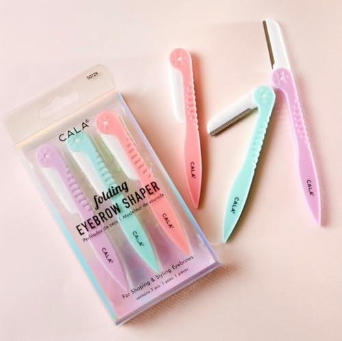 Cala Folding eyebrow shaper 3 count, 3 Count