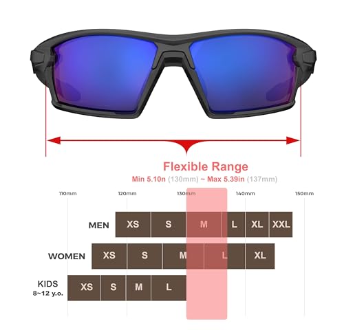 QOOL TIMES Living out your Polarized Q5X sports Sunglasses for Women Men, Fishing Volleyball Driving Cycling Sailing Boating
