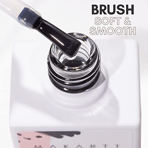 Makartt Nail Foil Glue Gel for Nail, Foil Gel Transfer for Nails Art Stickers Strong Adhesion Foil Transfer Gel Soak Off Nail Foil Kit Gel Nail Glue Manicure Salon DIY UV Lamp Required 15ML 2pcs