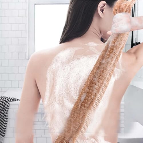 Afroscrub African Exfoliating Net Sponge - Afro Scrub Body Scrubber for Bath & Shower, Exfoliating Washcloth for Daily Use, Premium Bath Sponge (3 Pcs-D)