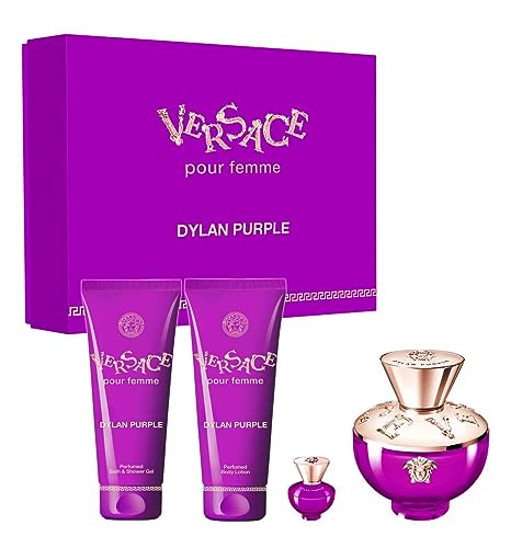 Versace Dylan Purple 4 Pcs Eau De Parfum Gift Set For Women