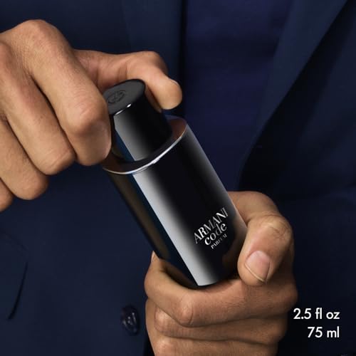 Armani beauty – Code – Parfum – Cologne for Men – Fresh & Aromatic Men’s Fragrance – Bergamot, Clary Sage, Tonka Bean Notes - 2.5 Fl Oz