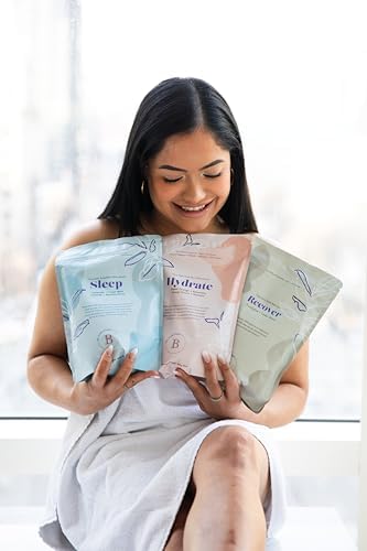 The Bathologist Sleep Fizzy, Lavender & Fresh Mint Bath Soak, Made with Magnesium Sulfate, Dead Sea Salt & Aloe Botanicals, for Restful Sleep and Stress Relief, Approximately 5 Baths, 32 oz