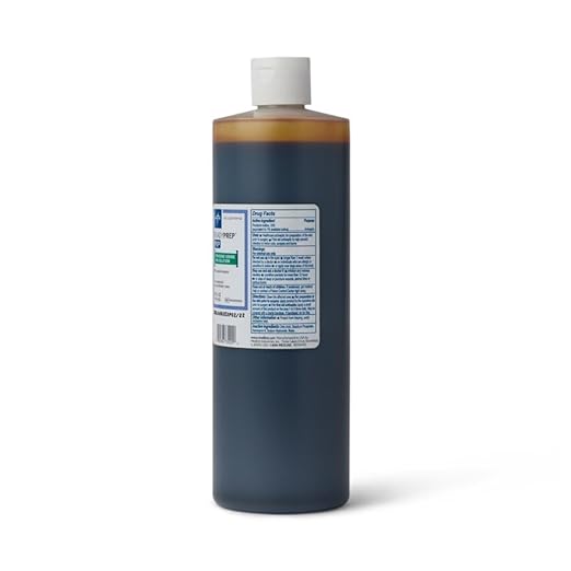 Medline Povidone Iodine Prep Solution, Pint – 10% Povidone Iodine, 1% Available Iodine – Surgical & First Aid Antiseptic